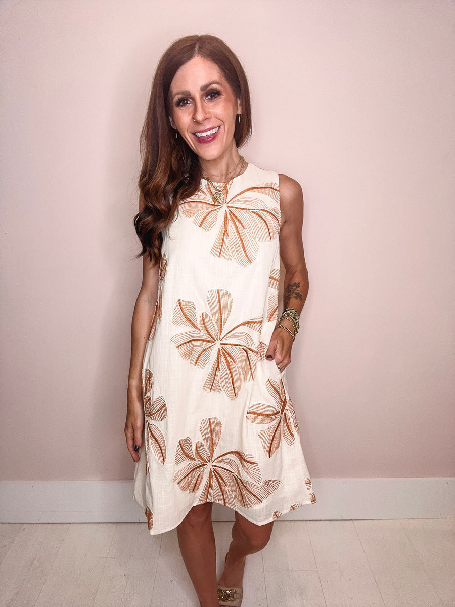 flora mini dress Light Flora Belted Floral Mini Dress VICI