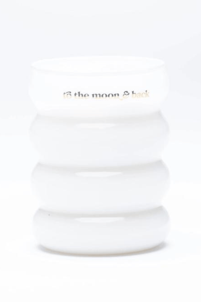 Eccentrics Boutique Candle To the Moon & Back Wiggle Candle White
