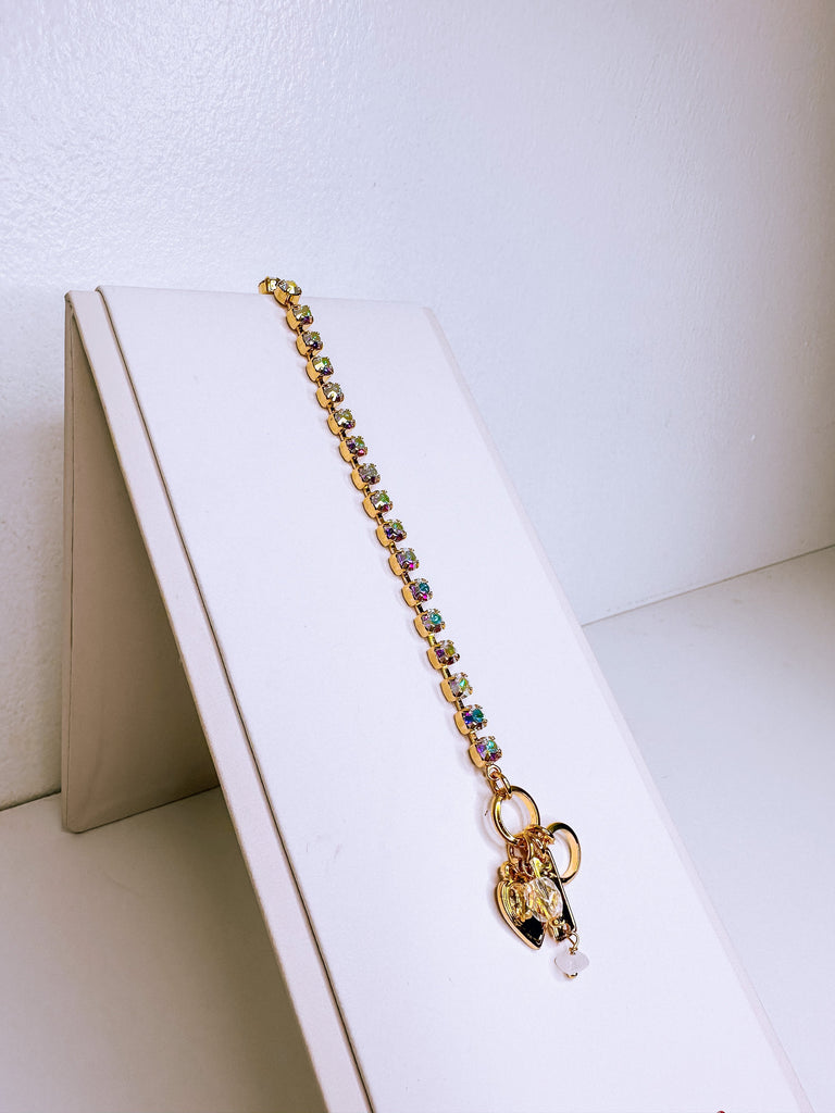 Mariana Jewelry Mariana Petite Everyday Bracelet-- Clear Aurora Borealis