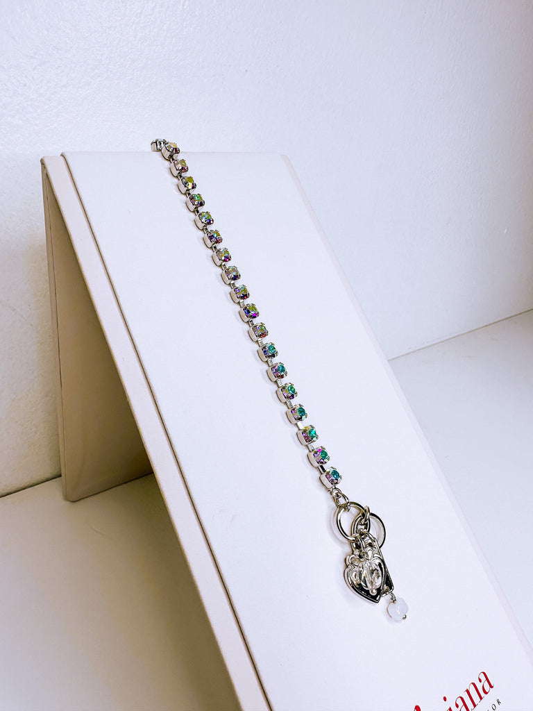 Mariana Jewelry Mariana Petite Everyday Bracelet-- Clear Aurora Borealis