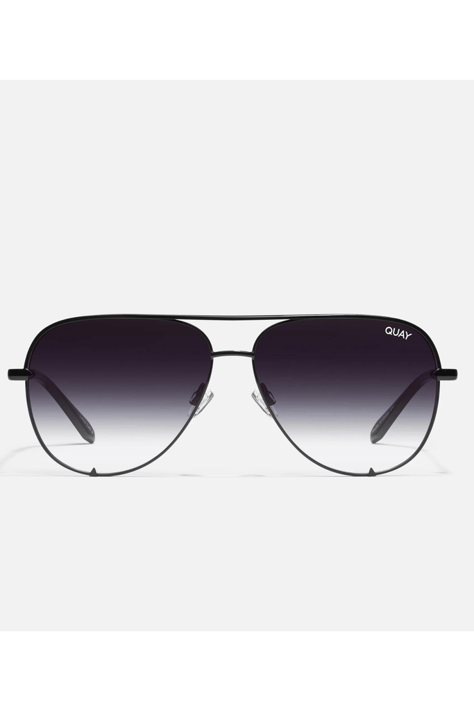 Quay Sunglasses Quay High Key Mini Sunglasses-- Black