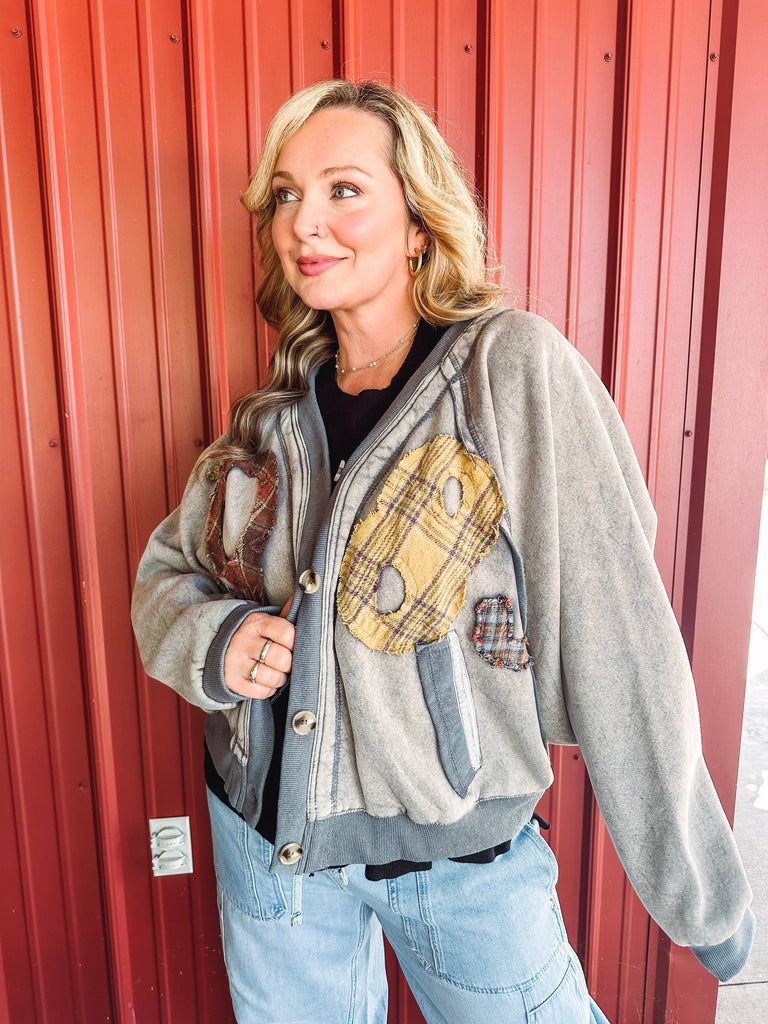 Eccentrics Boutique Cardigan "1983" Varsity Cardigan Sweater