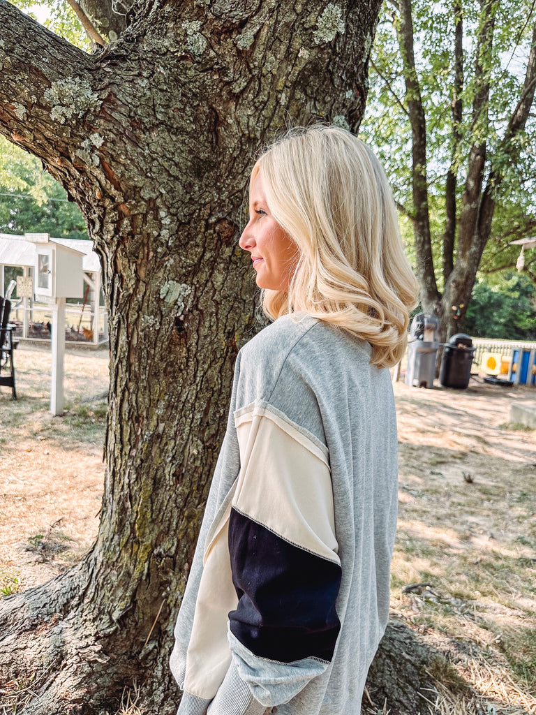 Eccentrics Boutique Shirts & Tops All-Star Style Color Block Pullover