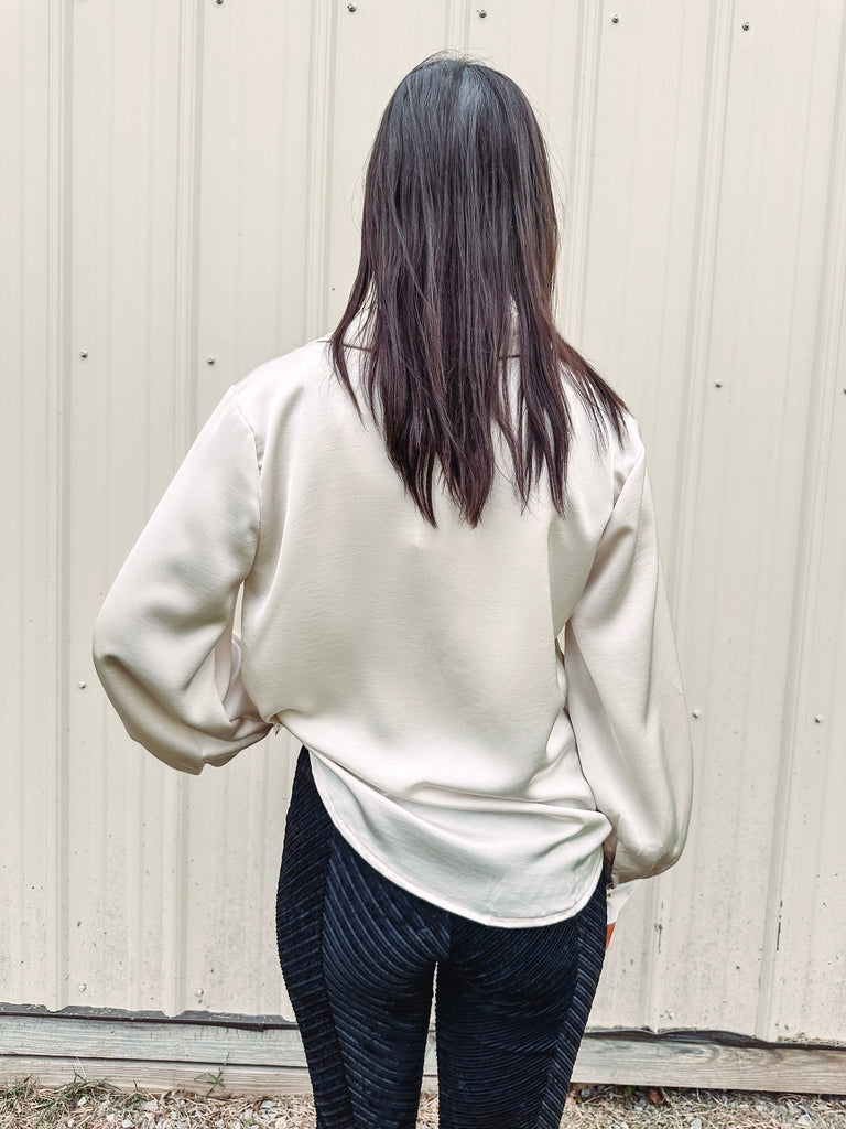 Eccentrics Boutique Shirts & Tops Amelia Glam Oversized Shirt