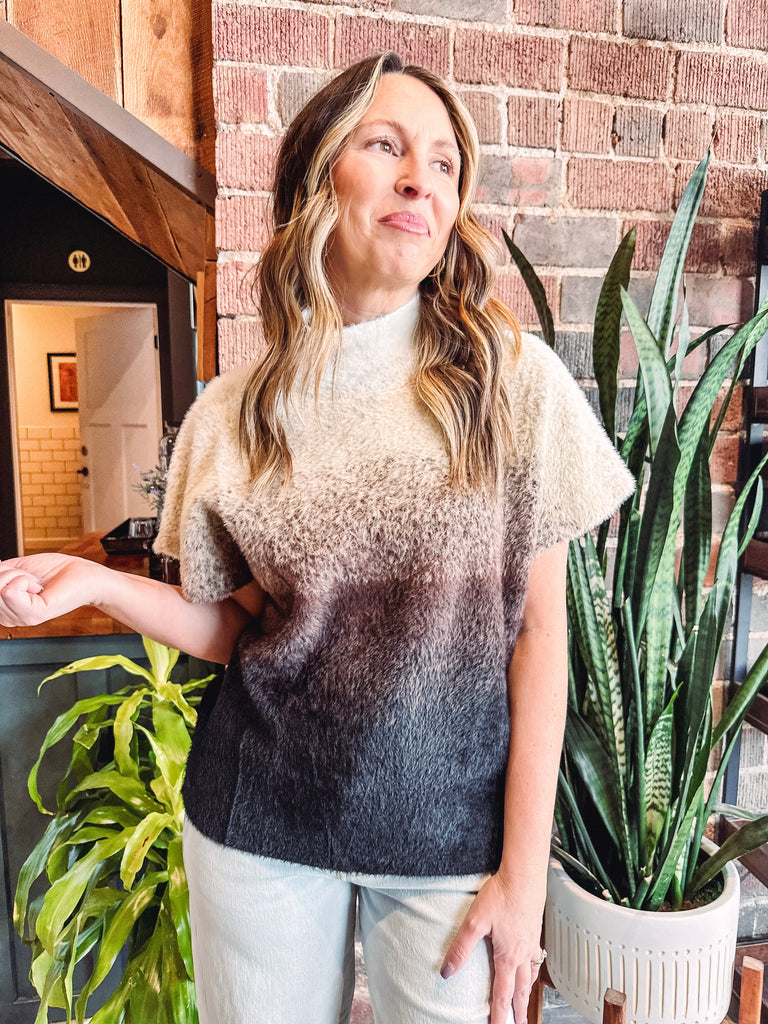 Eccentrics Boutique Sweater Aspen Ombre Sweater Top