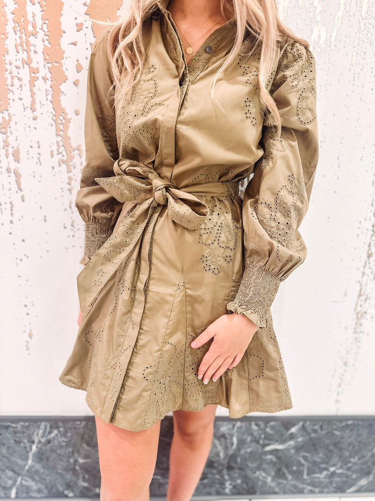 Eccentrics Boutique Dress Aurora Puff Sleeve Mini Dress