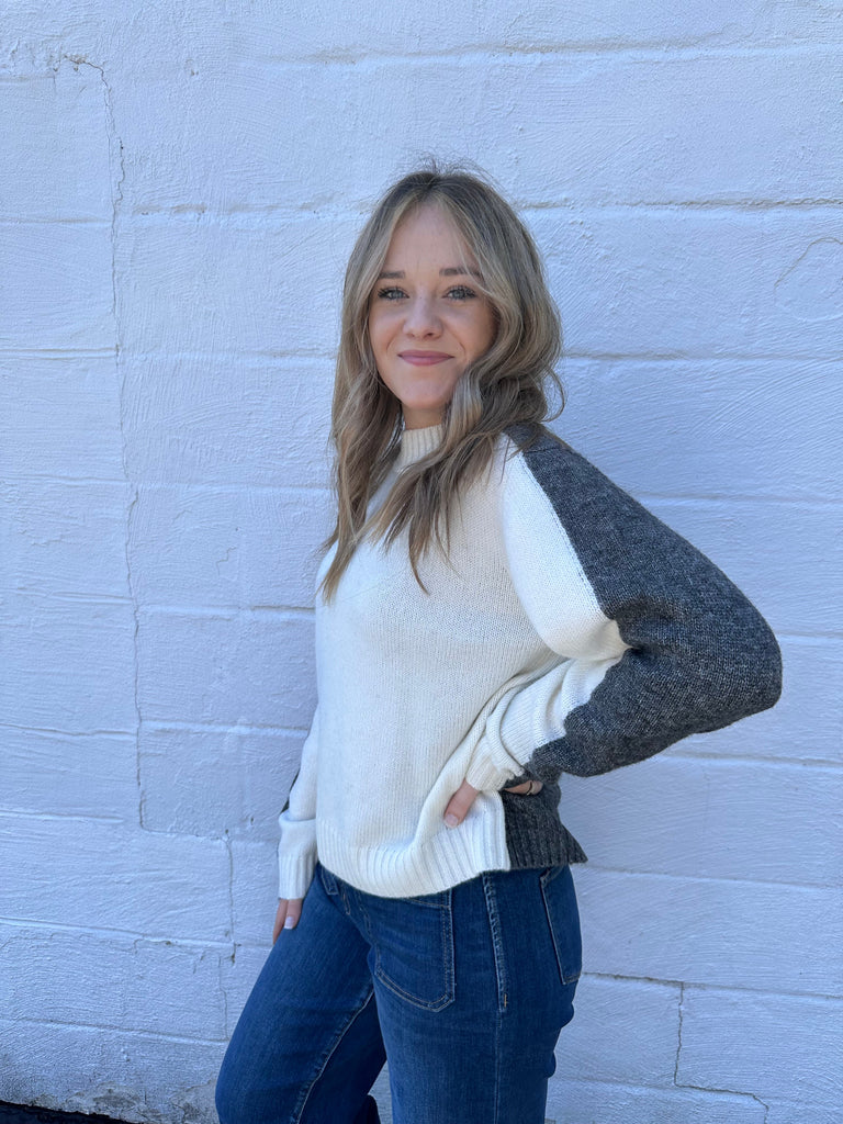 Eccentrics Boutique Sweater Cozy Colorblock Sweater