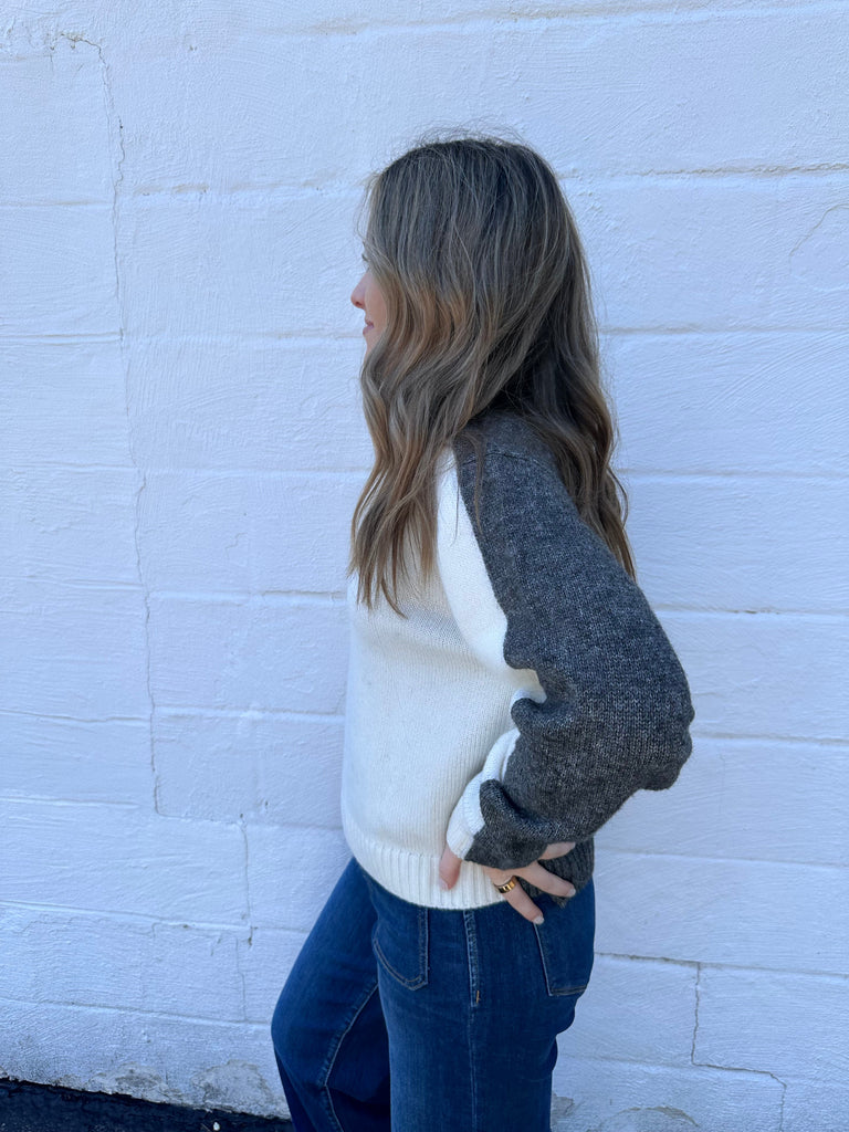 Eccentrics Boutique Sweater Cozy Colorblock Sweater