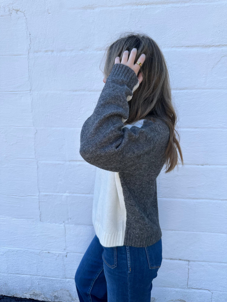 Eccentrics Boutique Sweater Cozy Colorblock Sweater