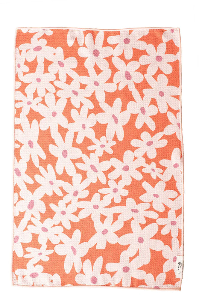 Eccentrics Boutique Accessory Crae.home--Check your Blossoms Reversible Hand Towel 19X29 in