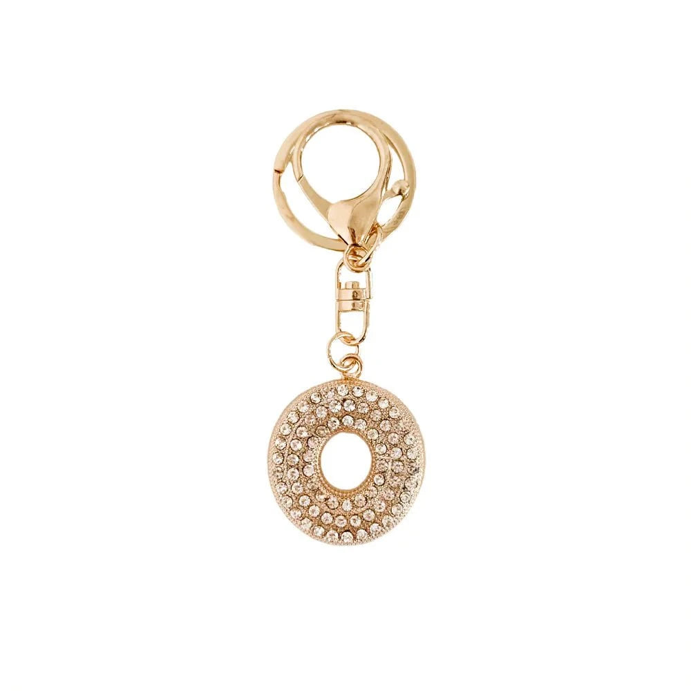 Eccentrics Boutique Accessory Dazzling Diamond Initial Bag Charm