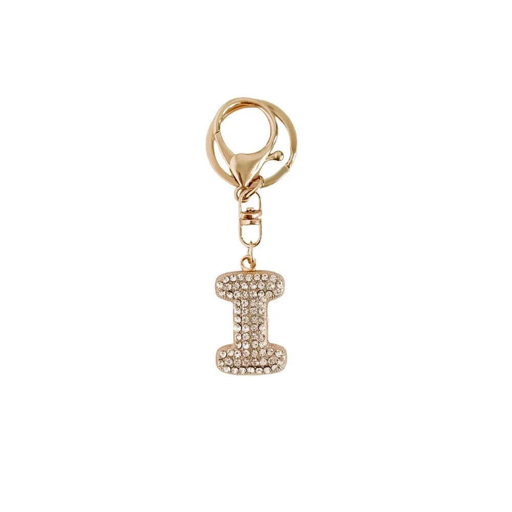 Eccentrics Boutique Accessory Dazzling Diamond Initial Bag Charm