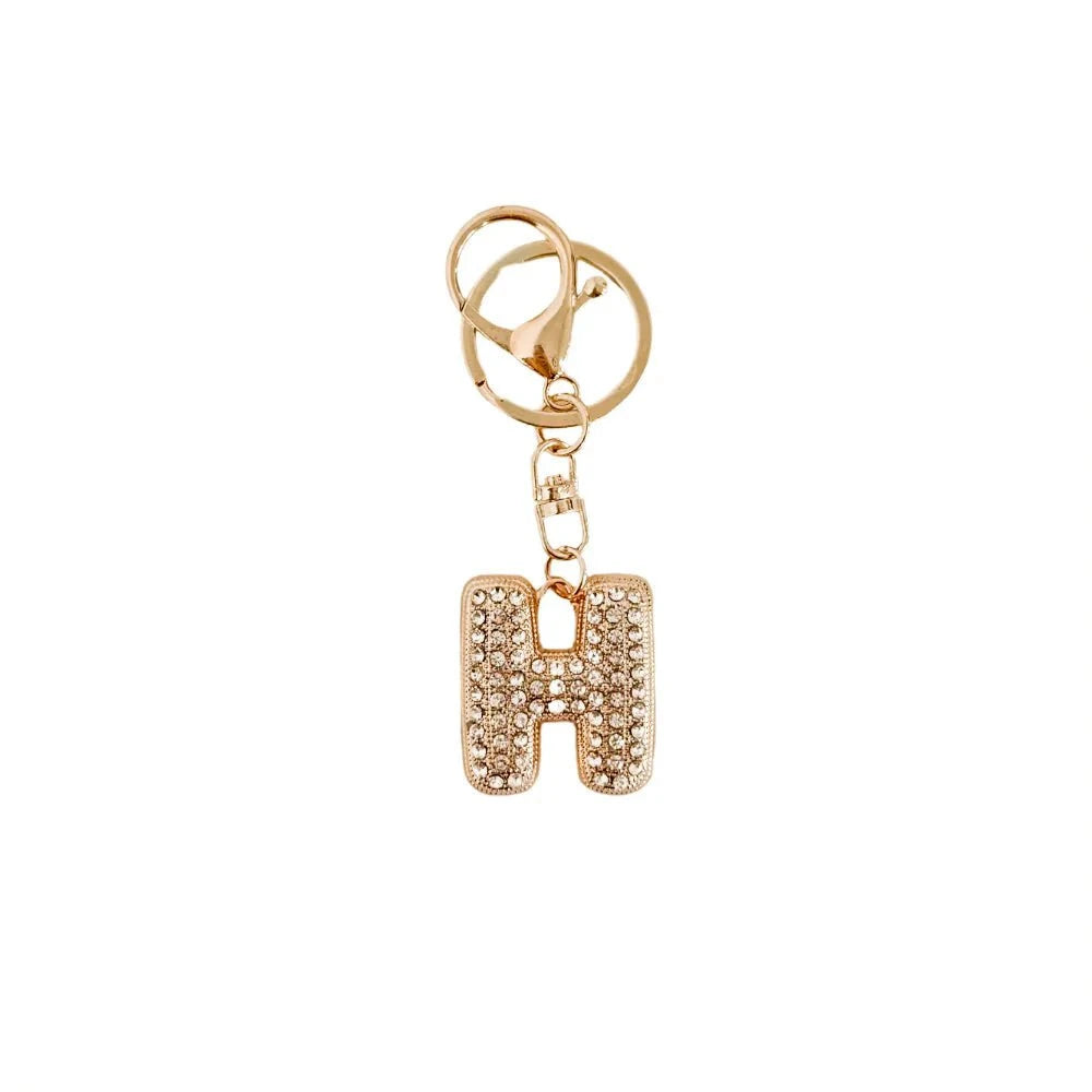 Eccentrics Boutique Accessory Dazzling Diamond Initial Bag Charm