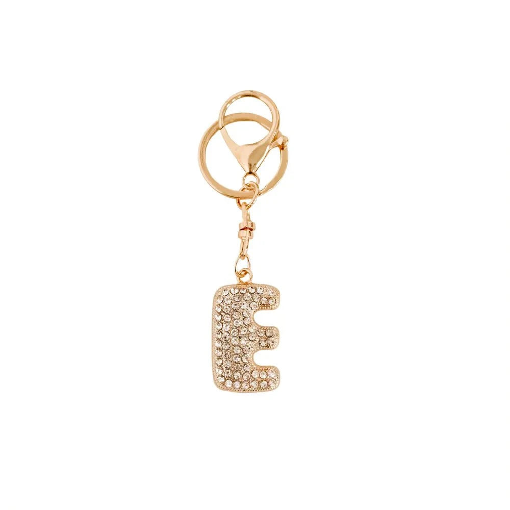 Eccentrics Boutique Accessory Dazzling Diamond Initial Bag Charm