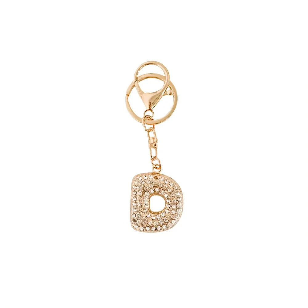 Eccentrics Boutique Accessory Dazzling Diamond Initial Bag Charm