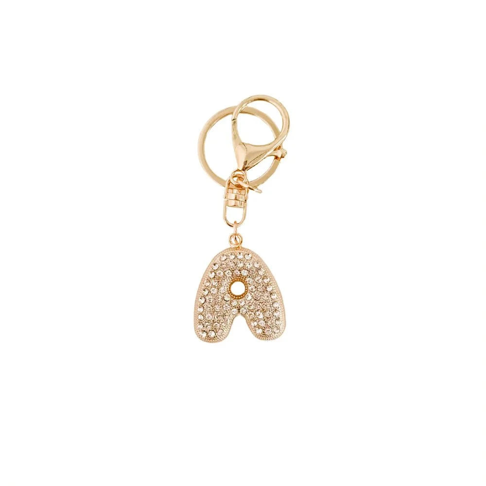Eccentrics Boutique Accessory Dazzling Diamond Initial Bag Charm