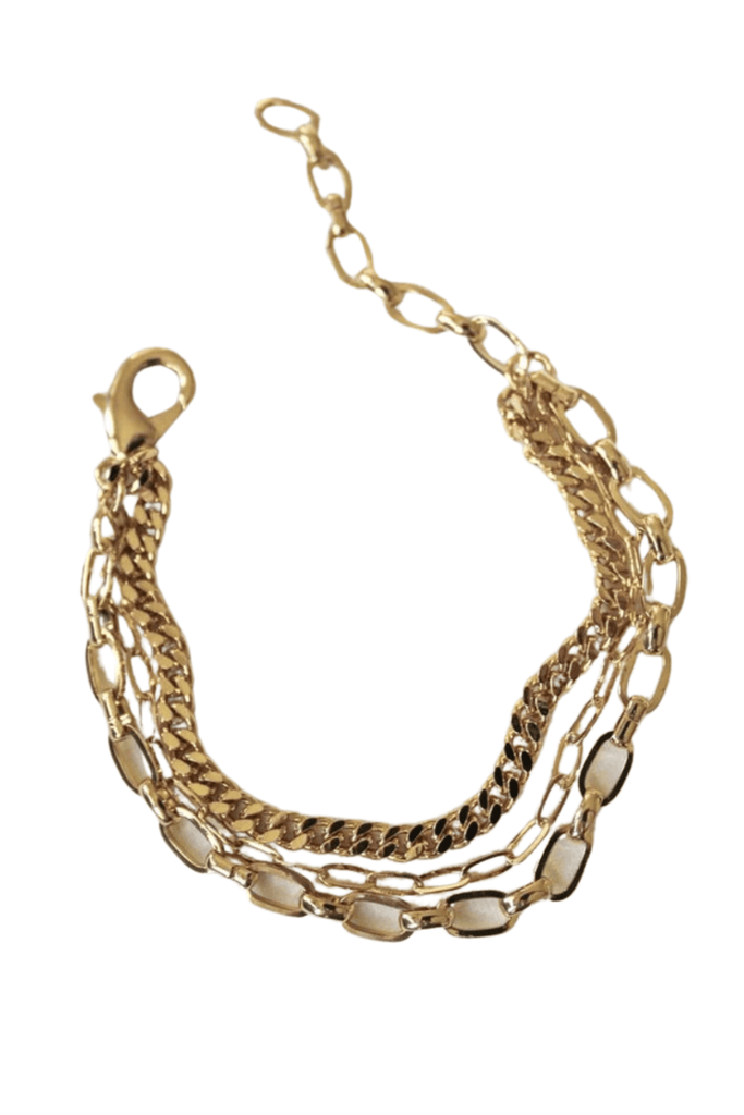 Eccentrics Boutique Jewelry Declan Triple Chain Bracelet