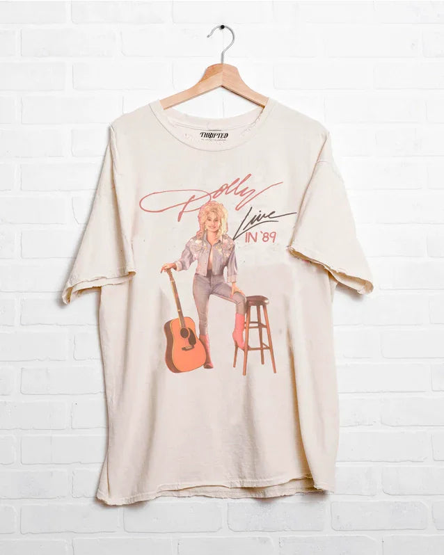 Eccentrics Boutique Shirts & Tops Dolly Parton Live in '89 Vintage Graphic Tee