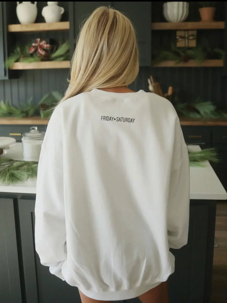 Eccentrics Boutique Sweatshirt Elf's Smiling's My Favorite Sweatshirt