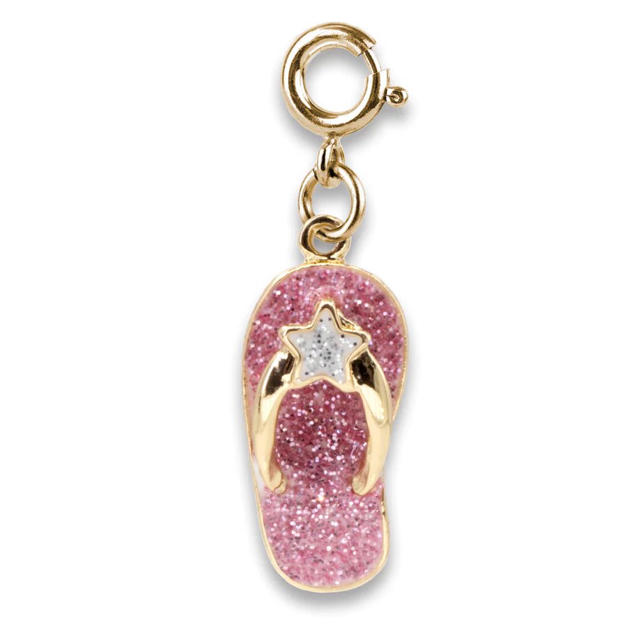 Eccentrics Boutique Jewelry Glitter Flip Flop Charm