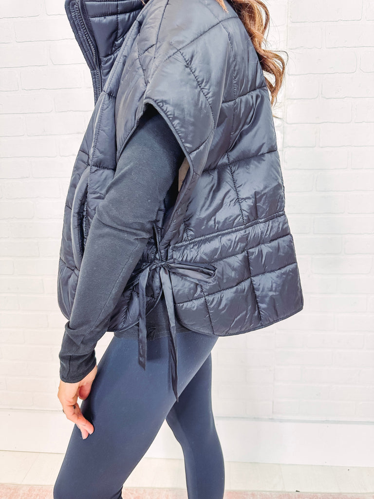 Eccentrics Boutique Vest Go For It Quilted Puffer Vest