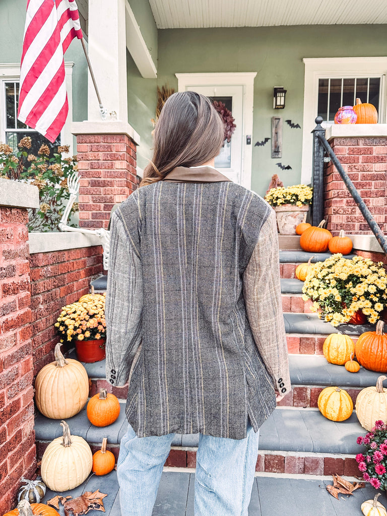 Eccentrics Boutique Jacket Hattie Freckled Herringbone Jacket