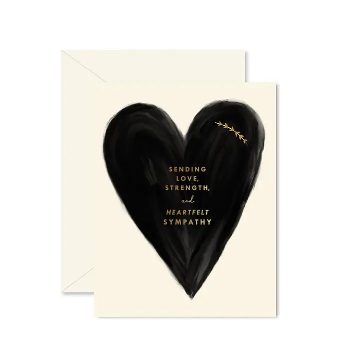 Eccentrics Boutique Greeting Card Heartfelt Sympathy Greeting Card