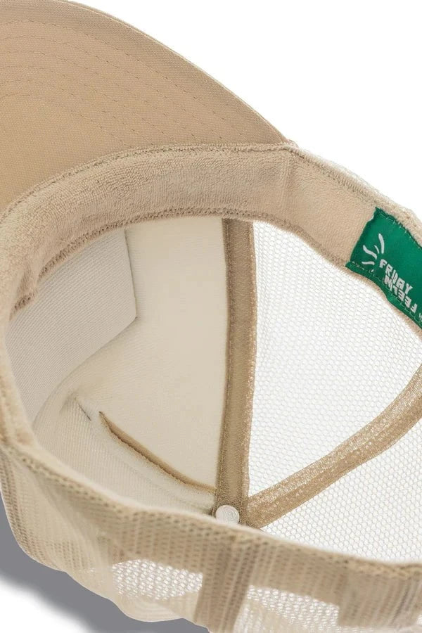 Eccentrics Boutique Hat Howdy Honey Trucker Hat in Tan