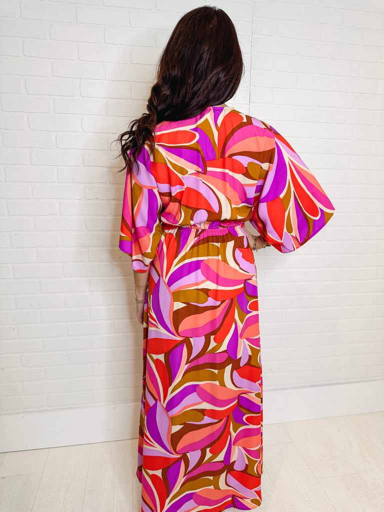 Eccentrics Boutique Dress Jamaica Kimono Maxi Dress
