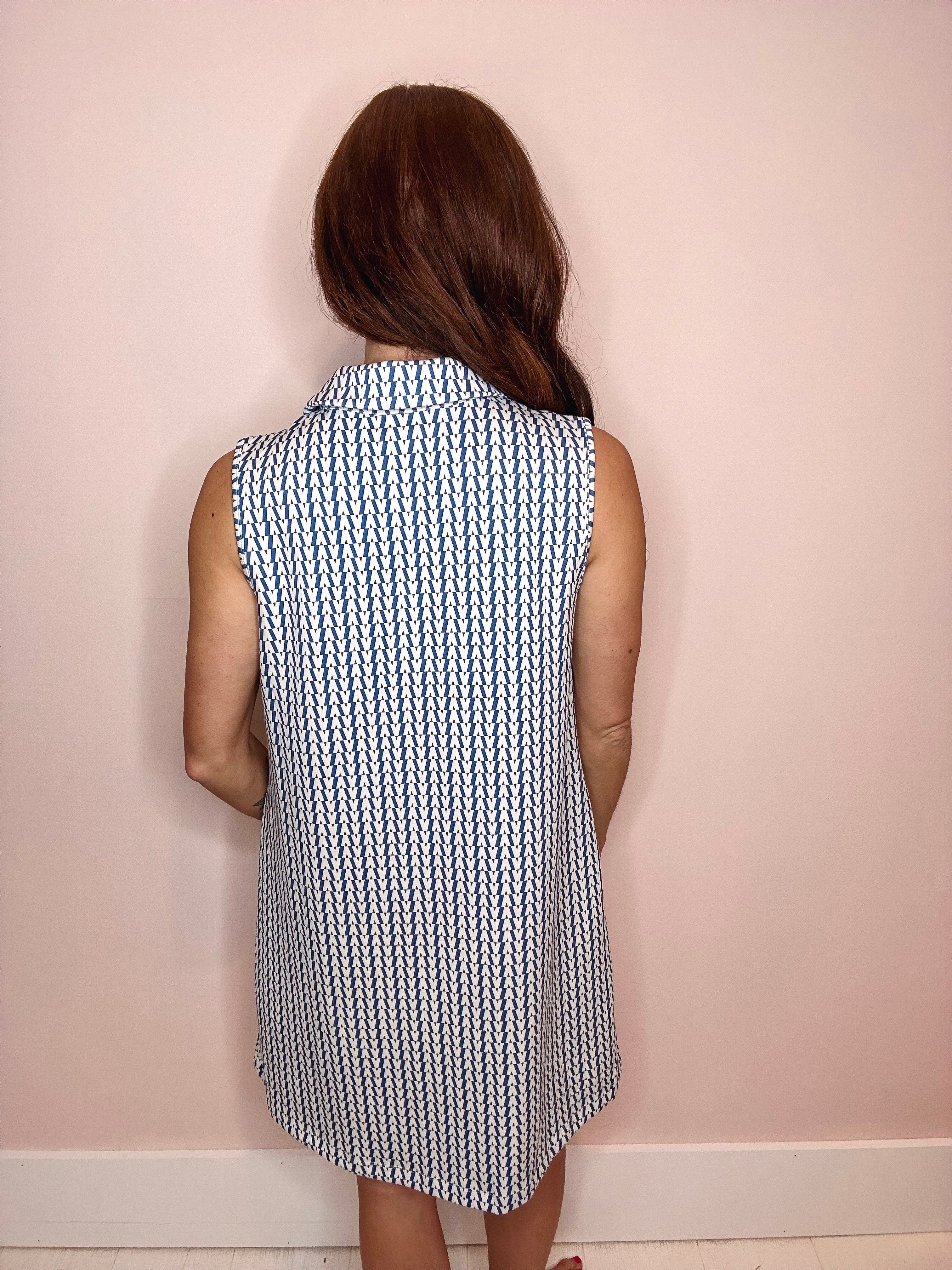 Josey Zip Front Shift Dress Josey Zip Front Shift Dress