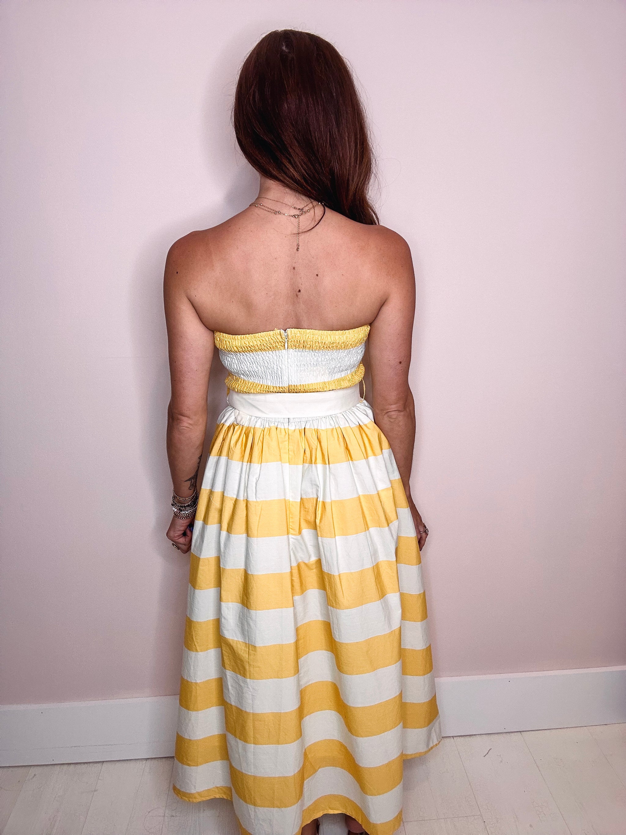 Lemon Drop Belted Dress Lemon Drop Belted Dress