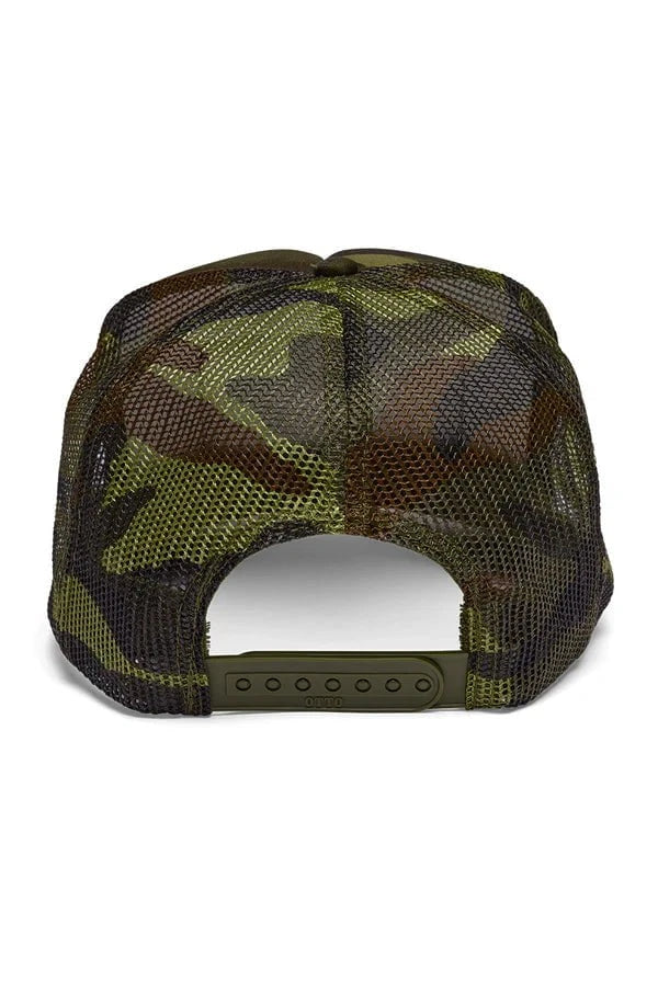 Eccentrics Boutique Hat Locals Only Trucker Hat in Camo