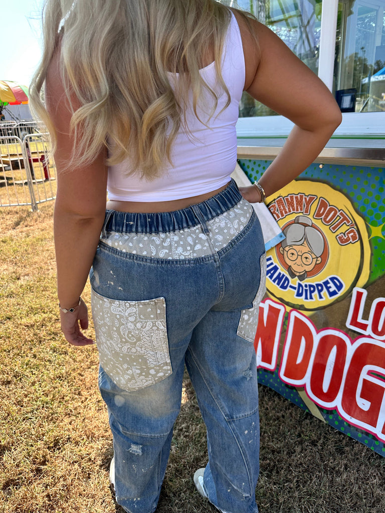 Eccentrics Boutique Denim Luna Denim Washed Extended Pants