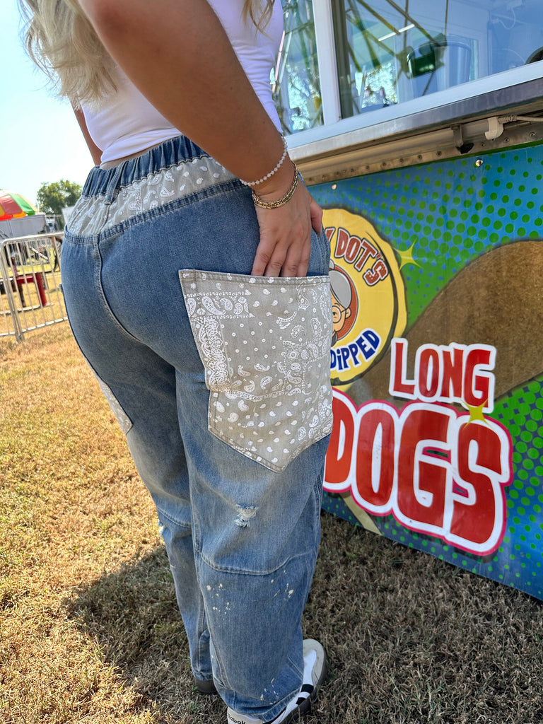 Eccentrics Boutique Denim Luna Denim Washed Extended Pants