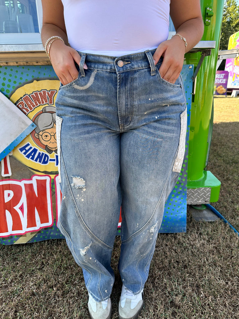 Eccentrics Boutique Denim Luna Denim Washed Extended Pants