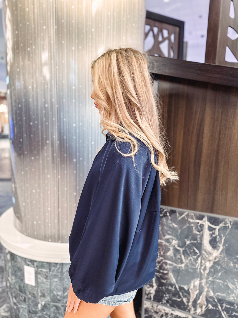 Eccentrics Boutique Jacket Midnight Fancy Puffed Bomber Jacket