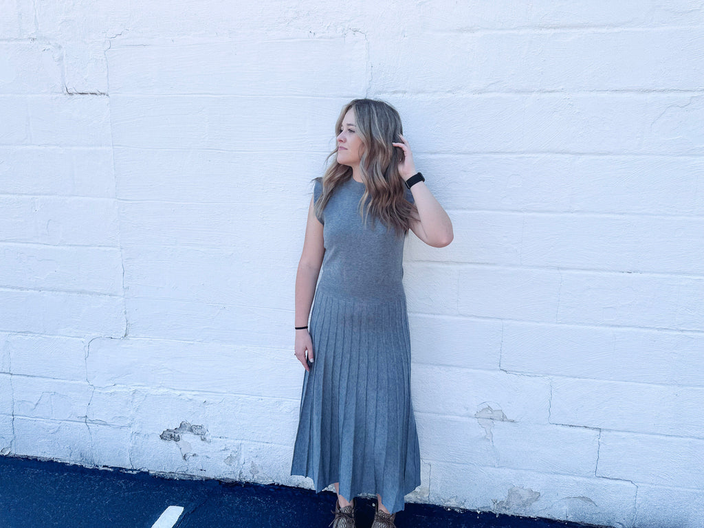 Eccentrics Boutique Dress My Fair Lady Sleeveless Knit Maxi Dress