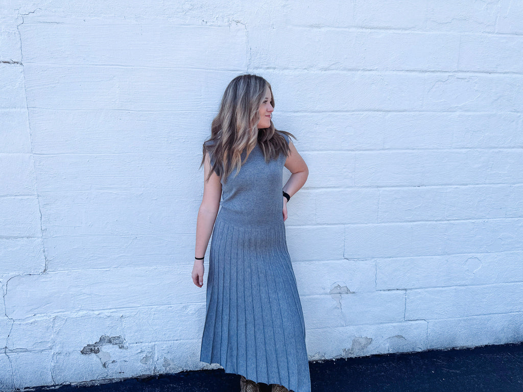 Eccentrics Boutique Dress My Fair Lady Sleeveless Knit Maxi Dress