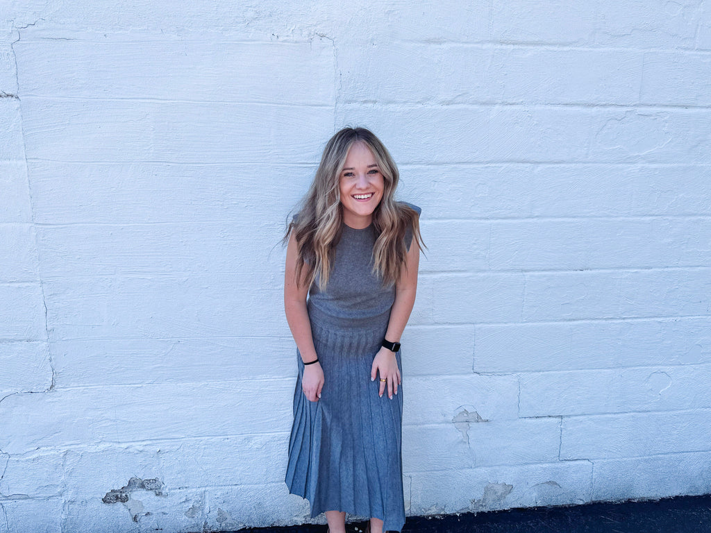 Eccentrics Boutique Dress My Fair Lady Sleeveless Knit Maxi Dress