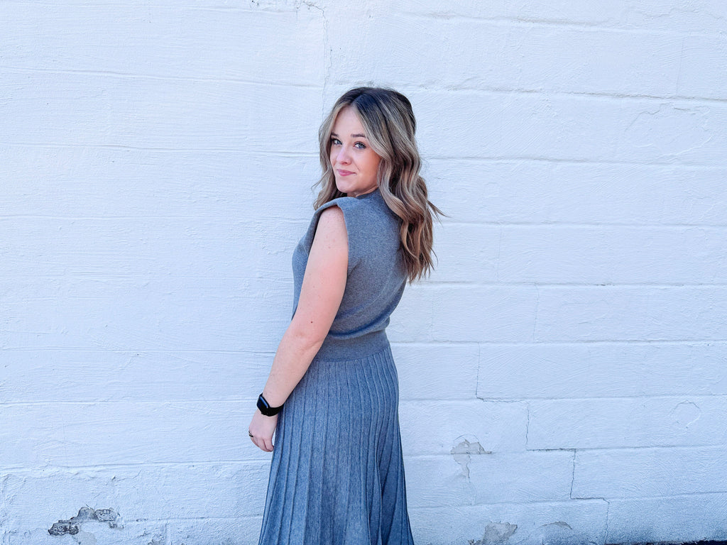 Eccentrics Boutique Dress My Fair Lady Sleeveless Knit Maxi Dress