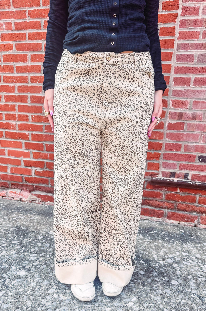 Eccentrics Boutique Denim Nyali Leopard Jeans