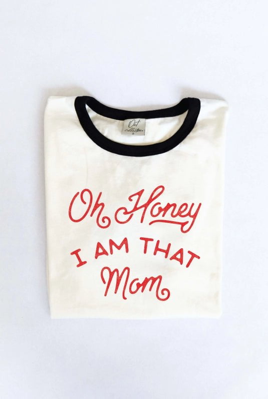 Eccentrics Boutique Tops Oh Honey, I Am That Mom Ringer Graphic Tee
