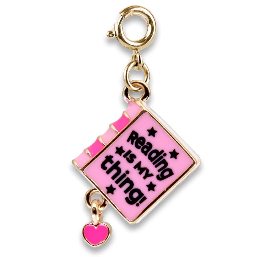 Eccentrics Boutique Jewelry Pink Book Charm Pink