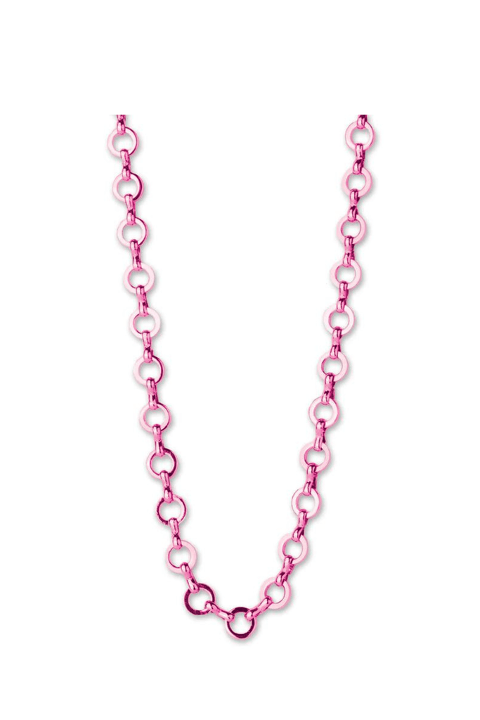 Eccentrics Boutique Jewelry Pink Chain Necklace
