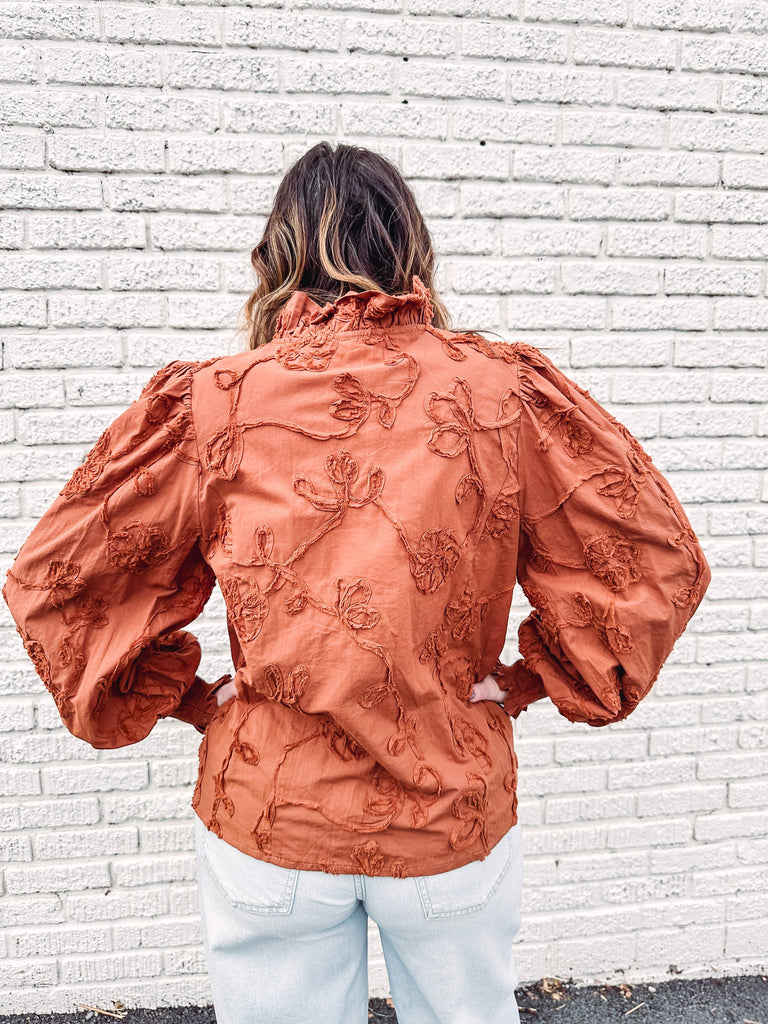 Eccentrics Boutique Shirts & Tops Piper Ruffled Collar Shirt