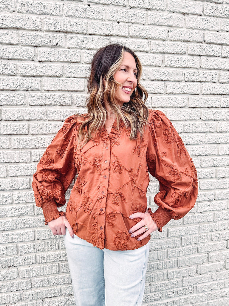 Eccentrics Boutique Shirts & Tops Piper Ruffled Collar Shirt