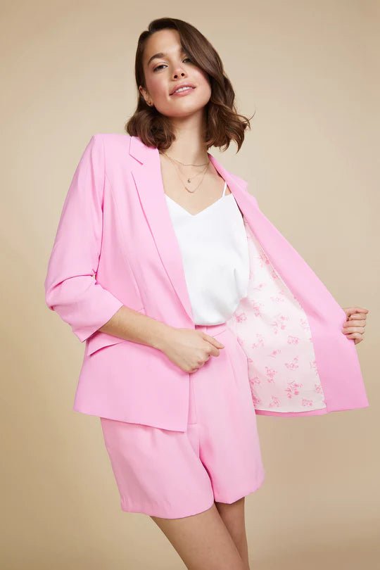 Eccentrics Boutique Jacket Pretty in Pink Blazer Set