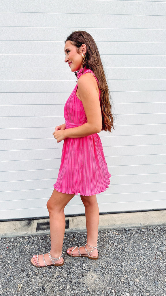 Eccentrics Boutique Dress Pretty In Pink Sleeveless Dress