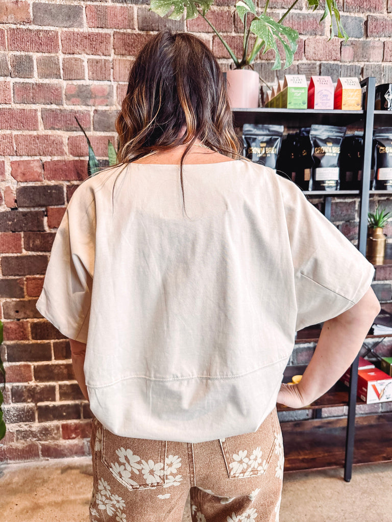 Eccentrics Boutique Tops Reya High Low Hem Top