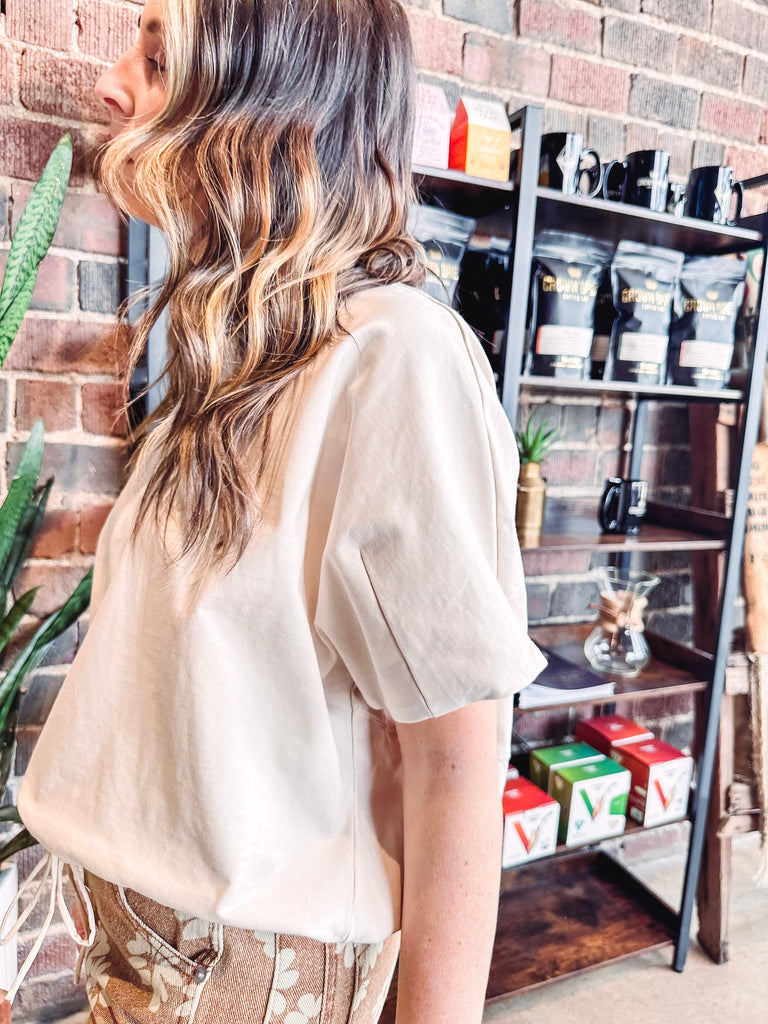 Eccentrics Boutique Tops Reya High Low Hem Top